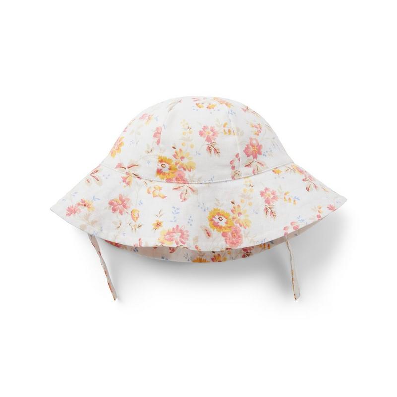 Baby Floral Linen-Cotton Sun Hat - Janie And Jack